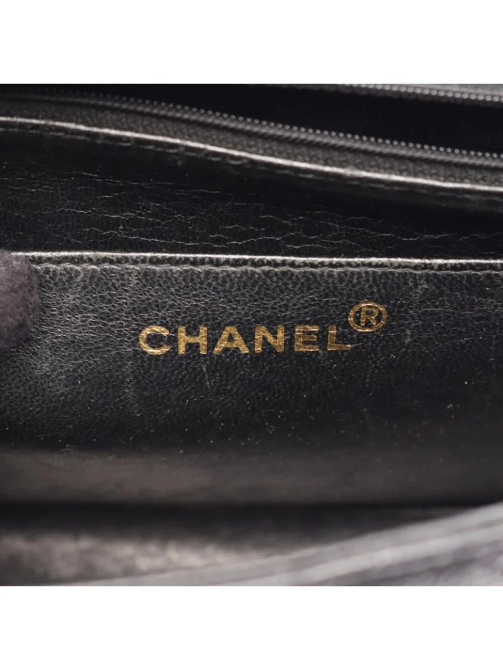 Chanel Shoulder Bag Quilted Diana Flap Black Caviar Leather Chain